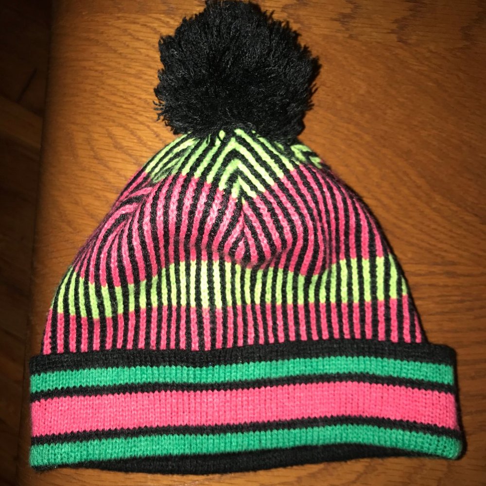 Multi-Colored Knit Beanie